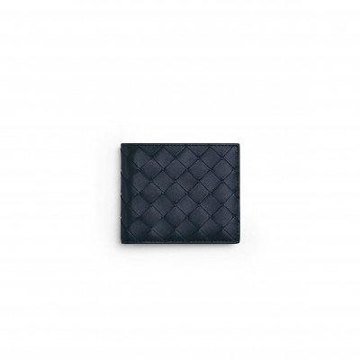 BOTTEGA VENETA INTRECCIATO BI-FOLD WALLET 743211VCPQ48838 (11*9.5*1cm)